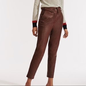 VERONICA BEARD NWT Minerva Leather Pant